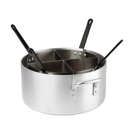 OLLA EXTRA PESADA PARA PASTA CON CUATRO COLADORES APS-20