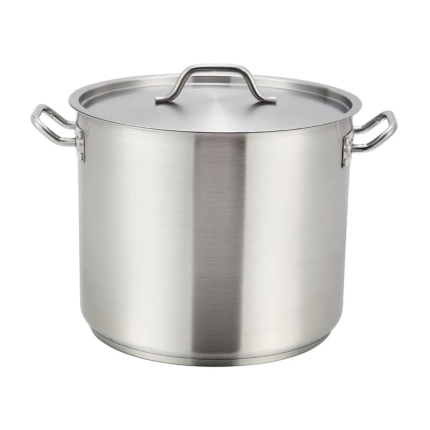 OLLA ALTA DE ACERO CON TAPA SST-80