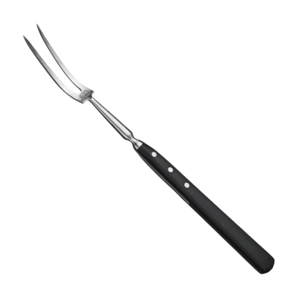 TENEDOR FORJADO CURVO DE DOS PUNTAS DE ACERO KFP-180