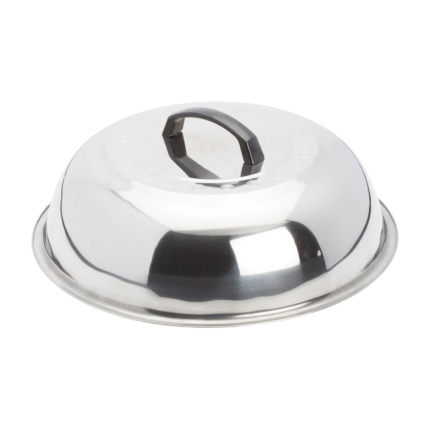 TAPA CON ASA PARA WOK DE ACERO WKCS-14