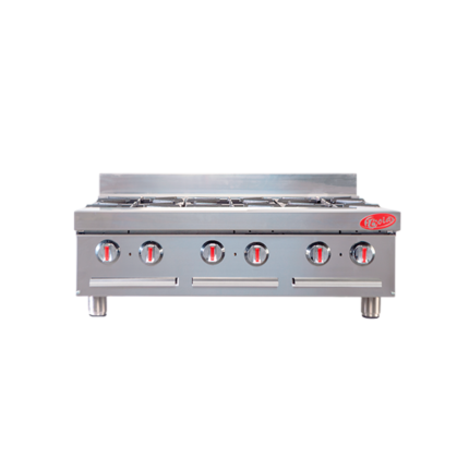 COCINA DE 6 HORNILLAS DE TOPE CT6H