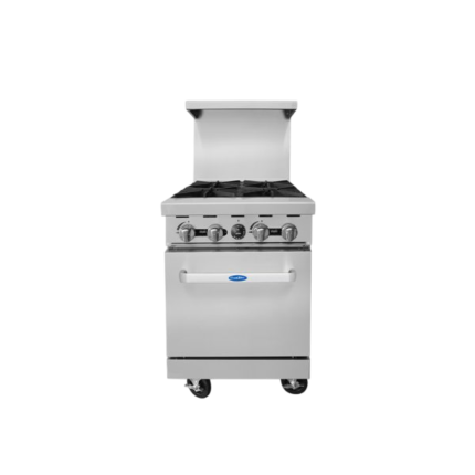COCINA DE 4 HORNILLAS CON HORNO ATOSA AGR-4B-NG